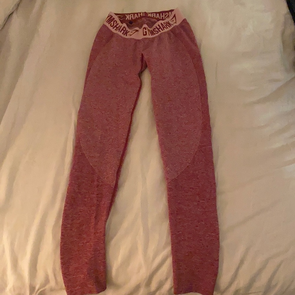 Gymshark flex leggings in red